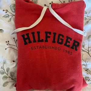 Red Tommy Hilfiger Hoodie